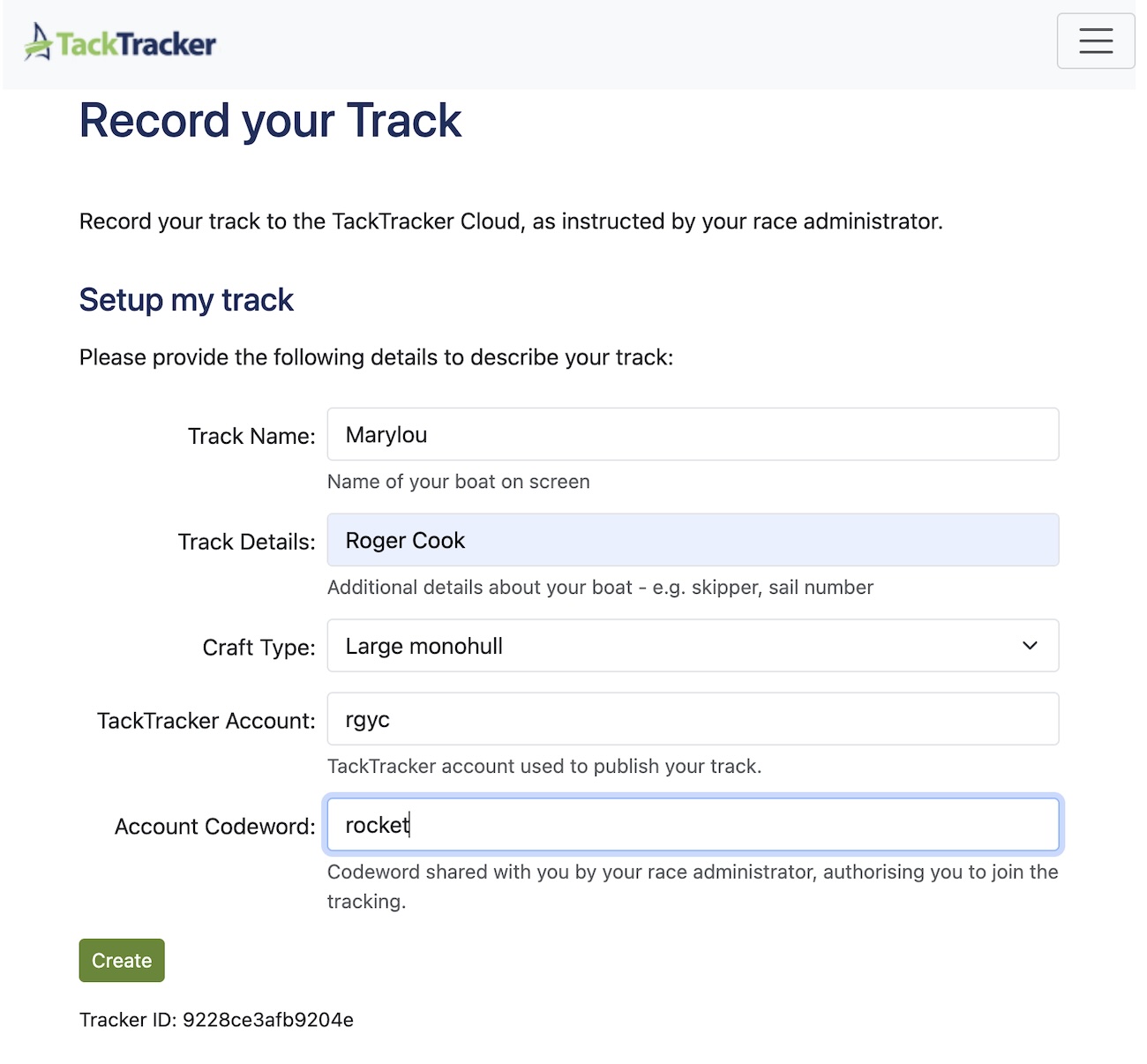 Record Step 1